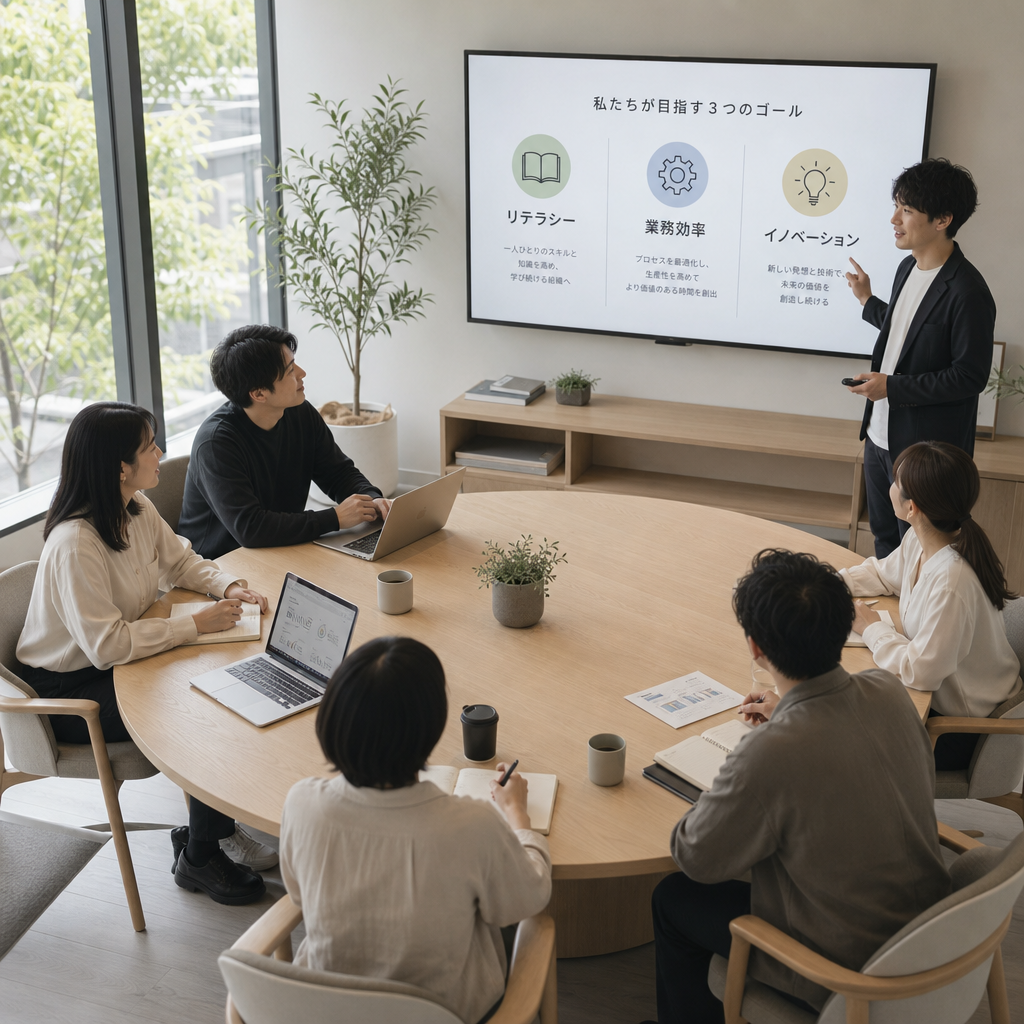 成果につながる生成AI研修カリキュラムの設計図