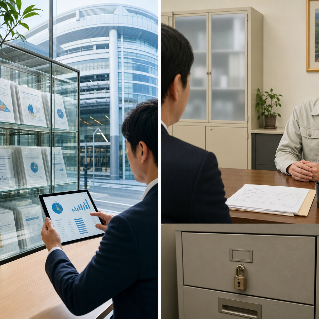 日本上市公司與非上市公司股東資訊揭露差異圖示