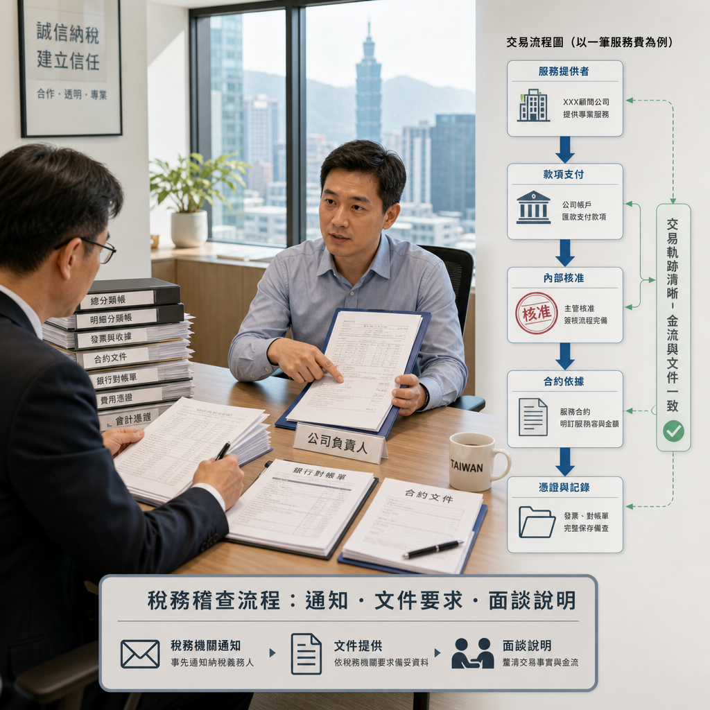 日本企業面對稅務稽查流程與文件檢視情境
