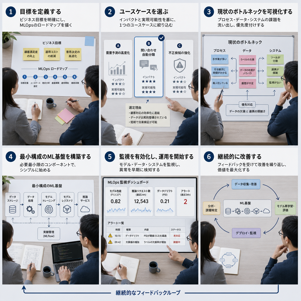 MLOps導入プロジェクトの実行計画を作るチーム