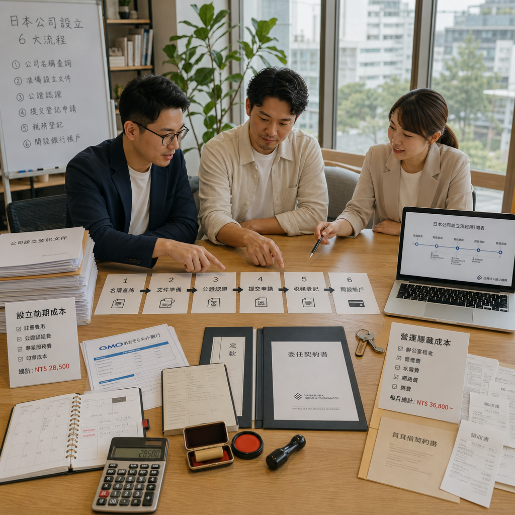台灣企業規劃日本設點與簽證申請流程會議