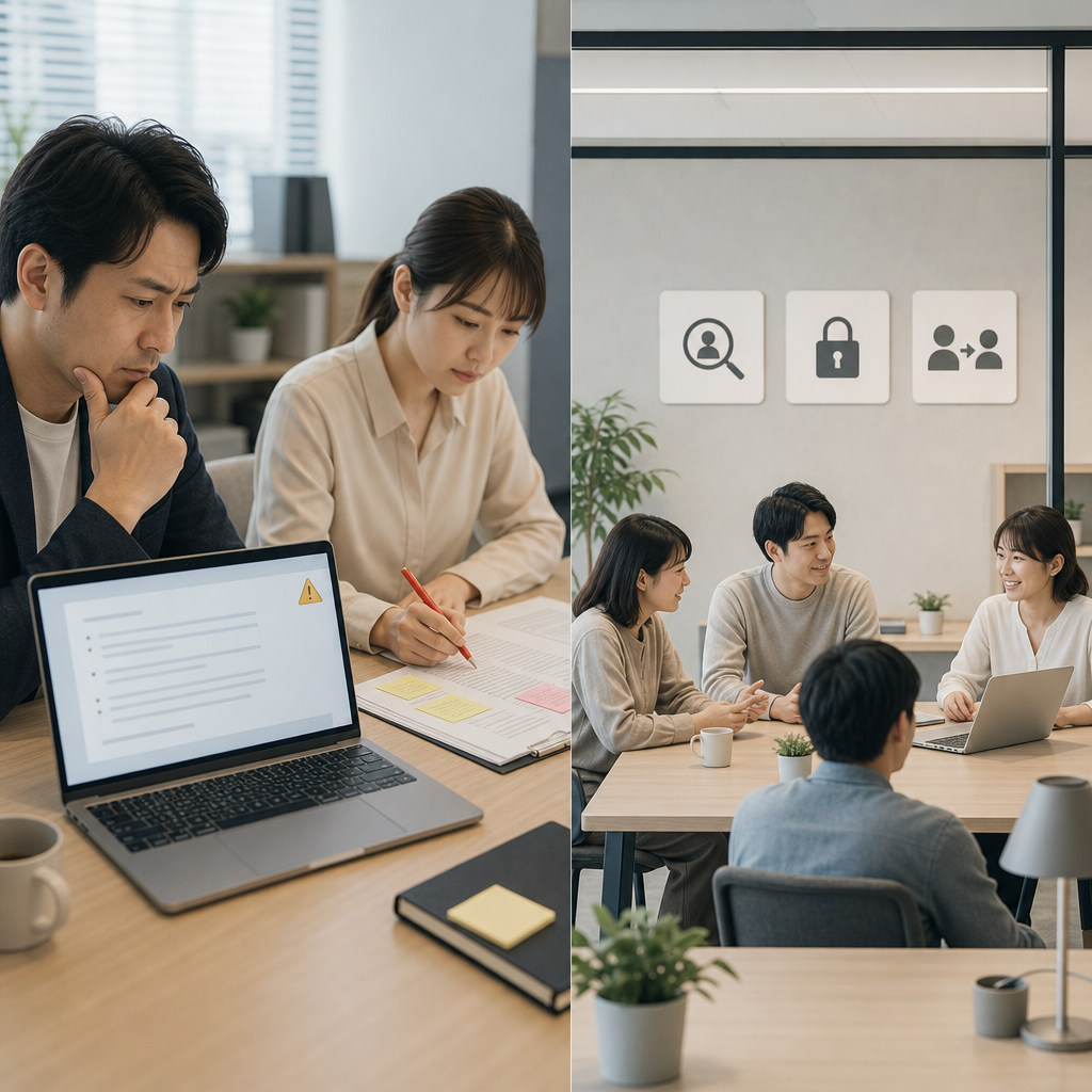 AI活用時のルール整備とガバナンスのイメージ