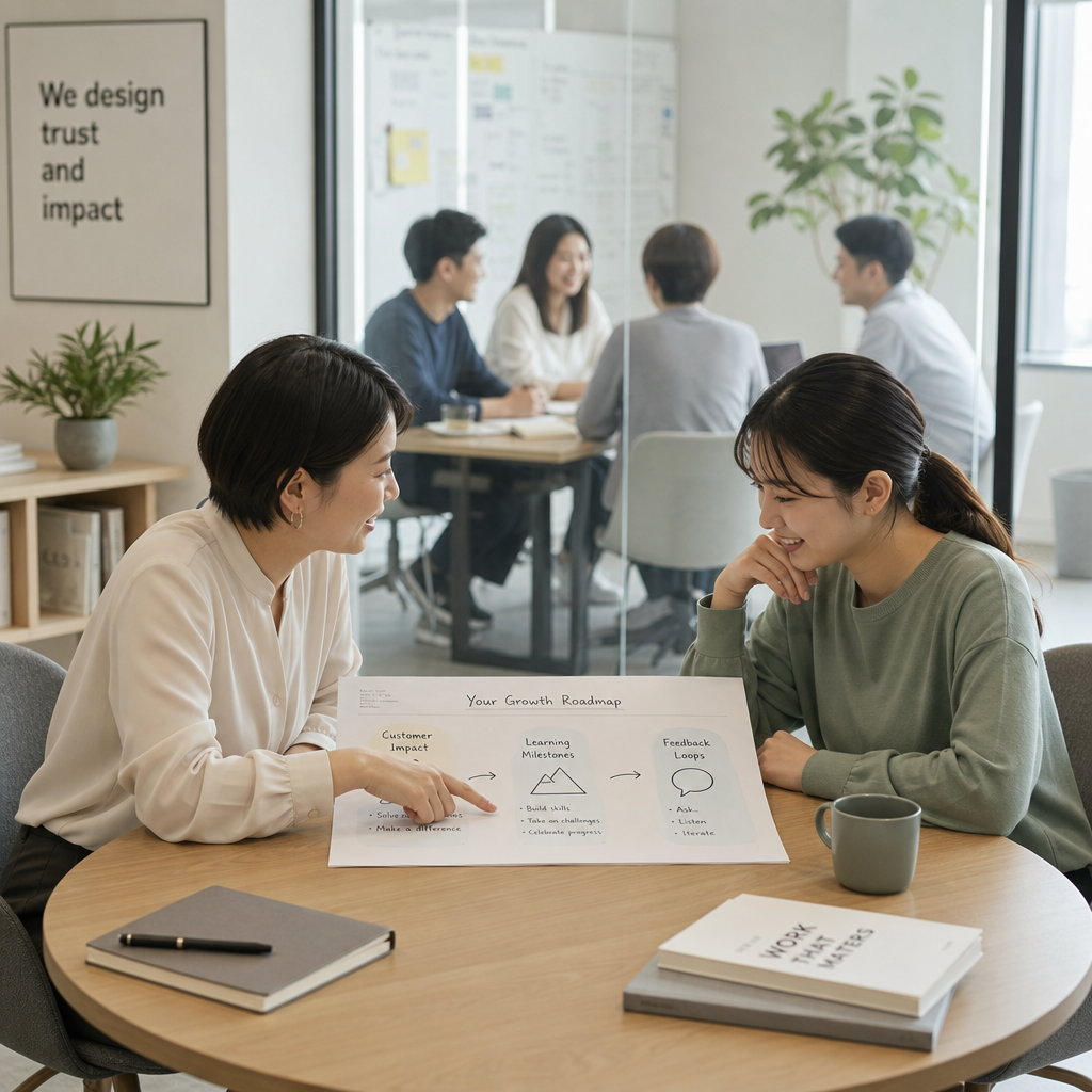 働く目的と成長機会を共有するマネージャーと社員