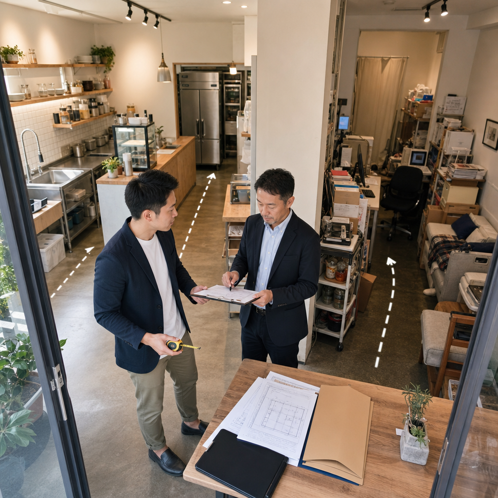 日本開業要求文件與場地檢查清單