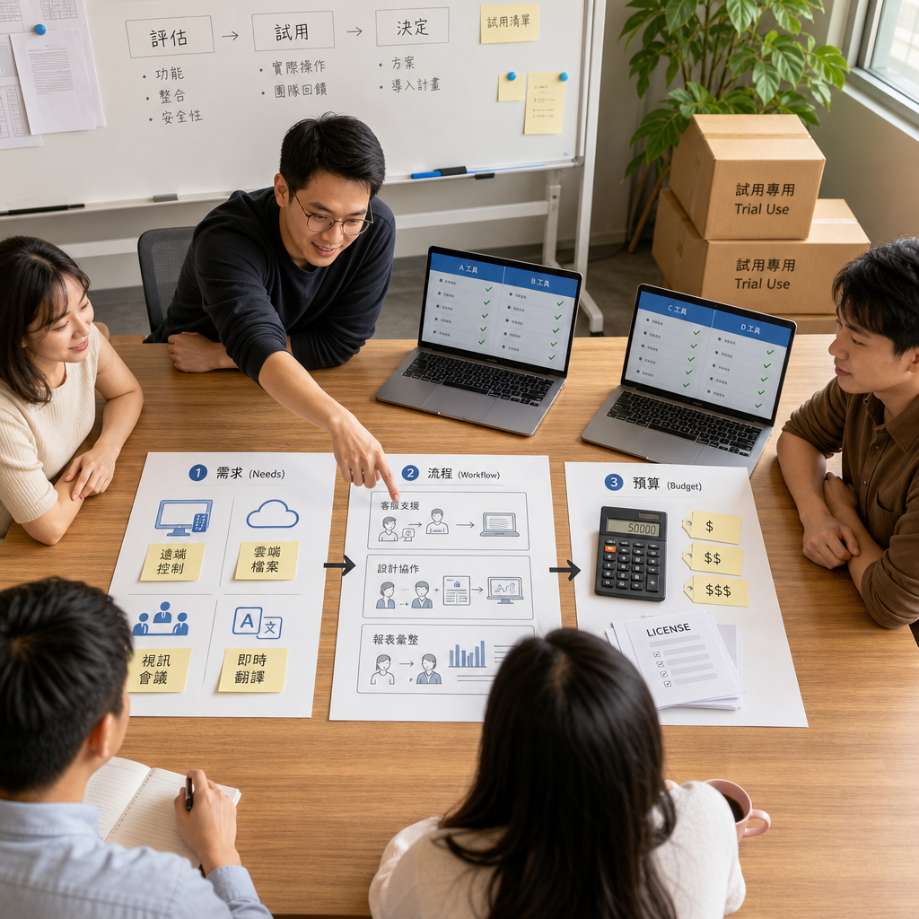 企業決策者比較多款遠端辦公與桌面解決方案