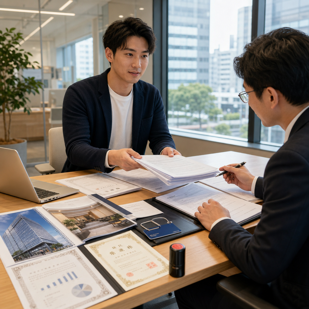 銀行開戶與商務契約所需文件組合