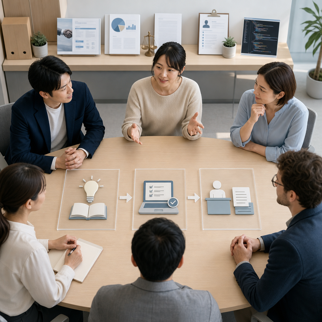 企業向けAI研修カリキュラムを設計する担当者