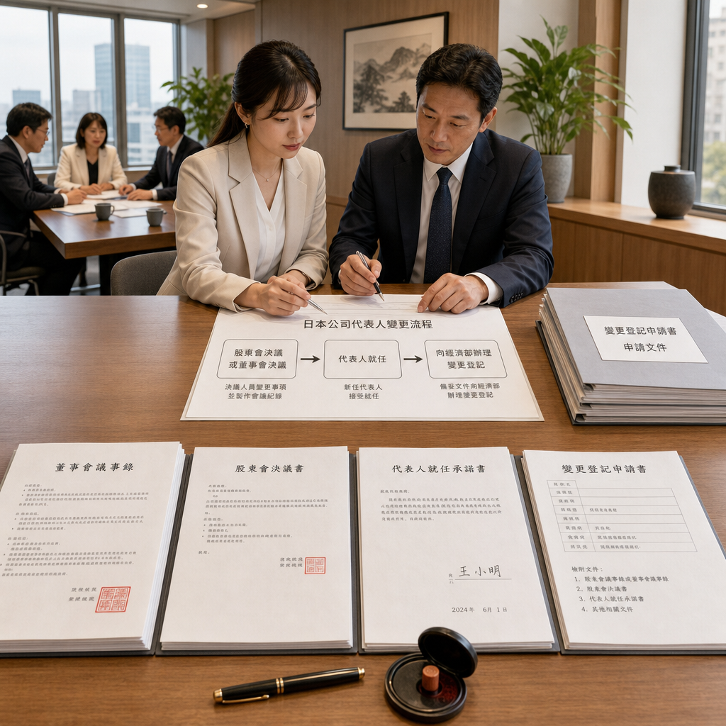 董事會與股東會完成日本公司代表人選任決議