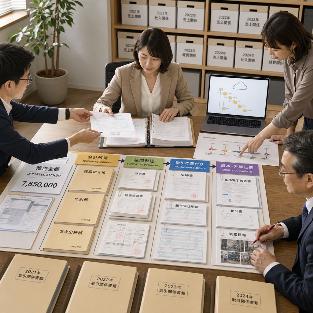 日本稅務稽查會議中的文件整理與財務覆核