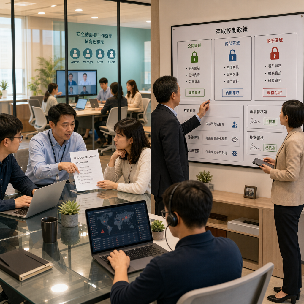 企業比較資安託管服務與虛擬辦公協作方案
