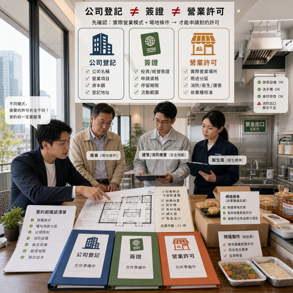 日本餐飲店許可證與電商包裹配送