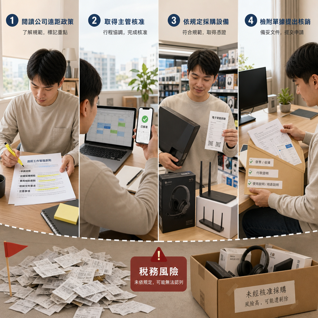 人資與員工討論遠距工作費用核銷流程