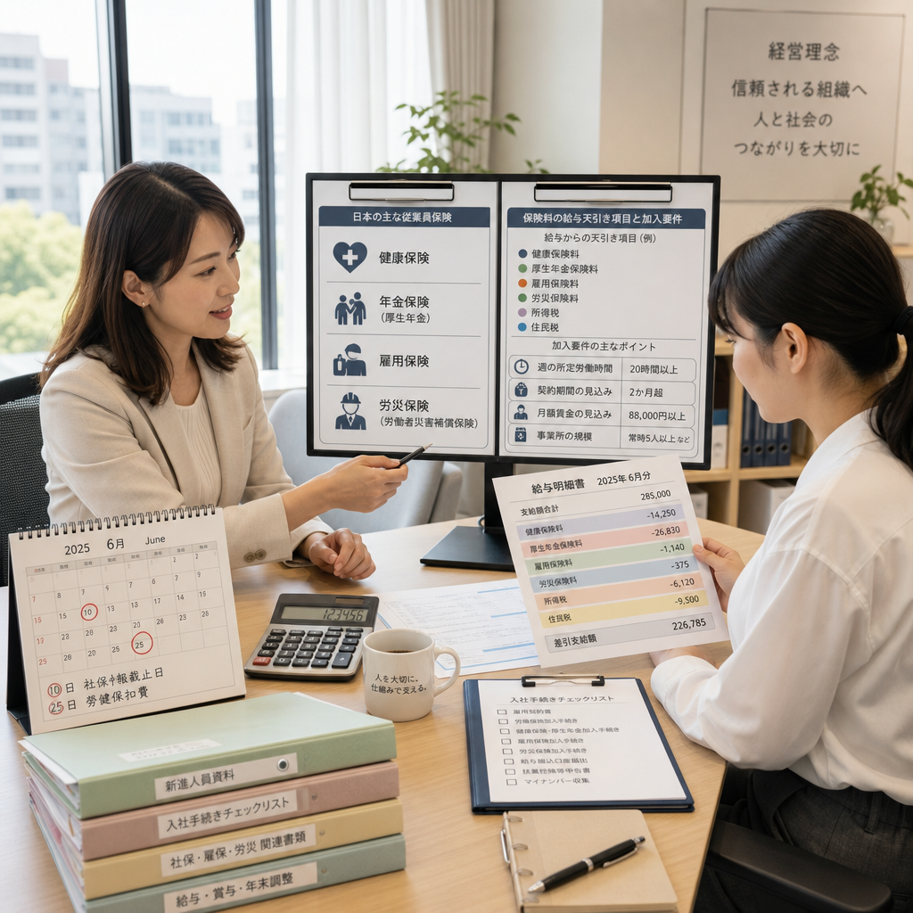 日本社會保險與勞動保險申報表單