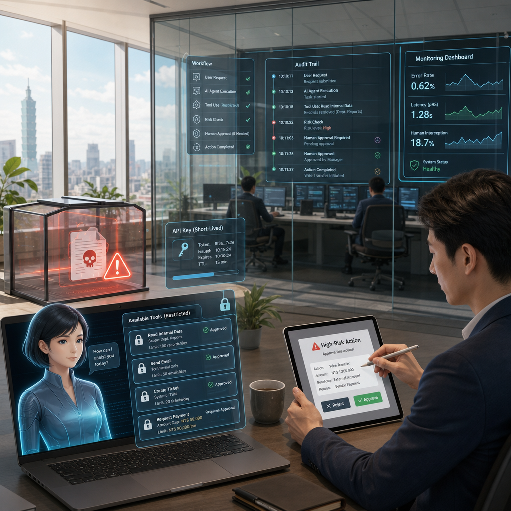 資安團隊監控 AI Agent 存取權限與稽核紀錄