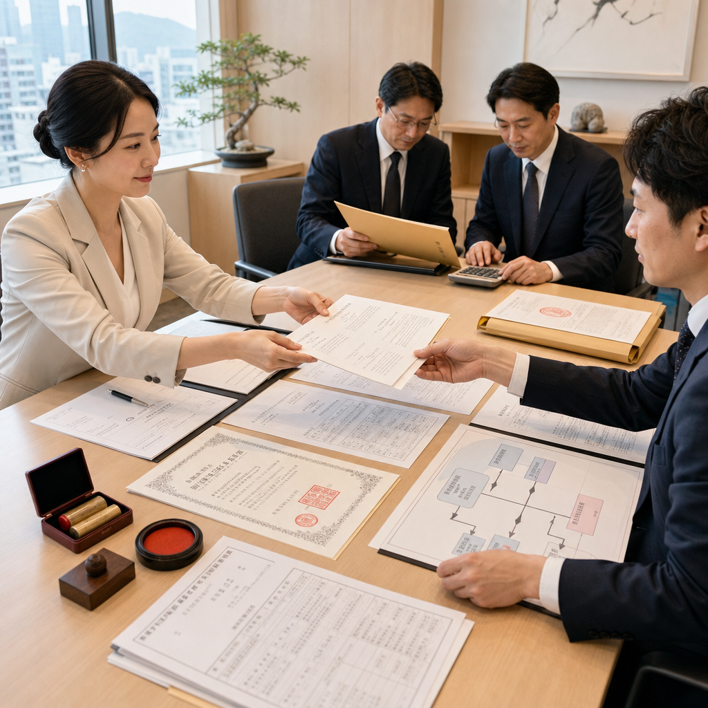 台灣企業與日本專業人士處理跨境公司清算文件