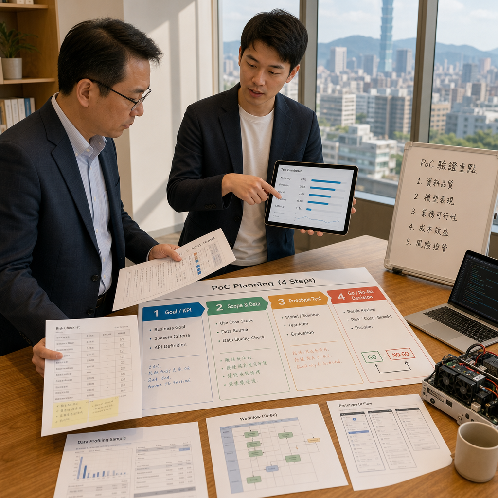 人工智慧概念驗證原型與成效儀表板