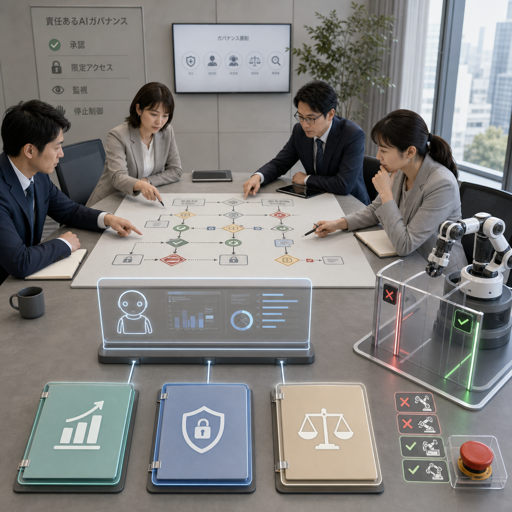 営業AIの責任体制と承認フローを設計する会議