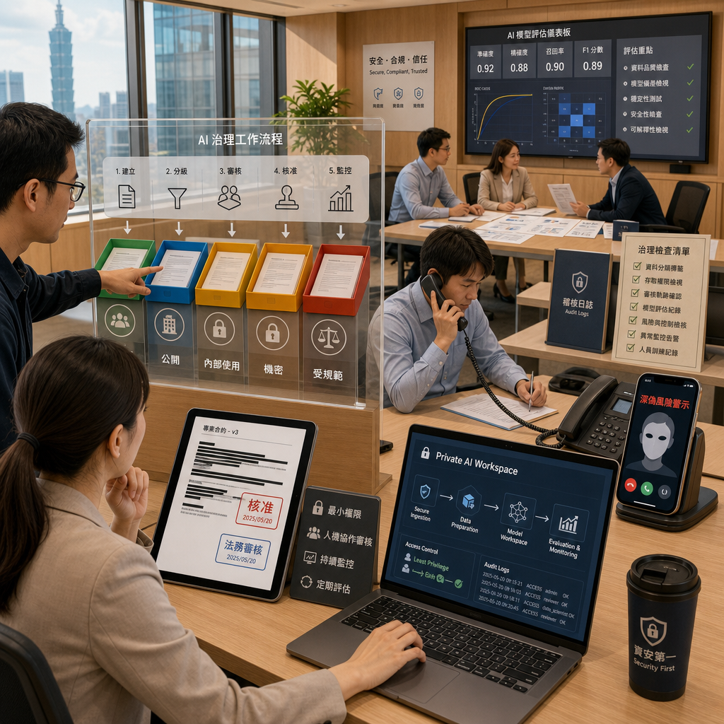 資安團隊審查企業 AI 權限與風險治理