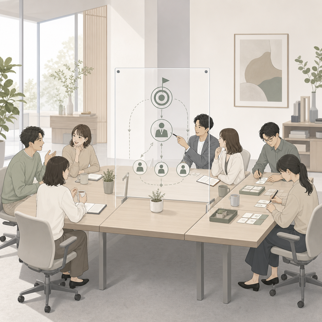 目的と役割を共有するチームメンバー