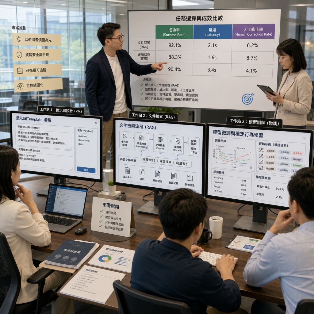 企業團隊評估 AI 模型微調平台與雲端運算資源