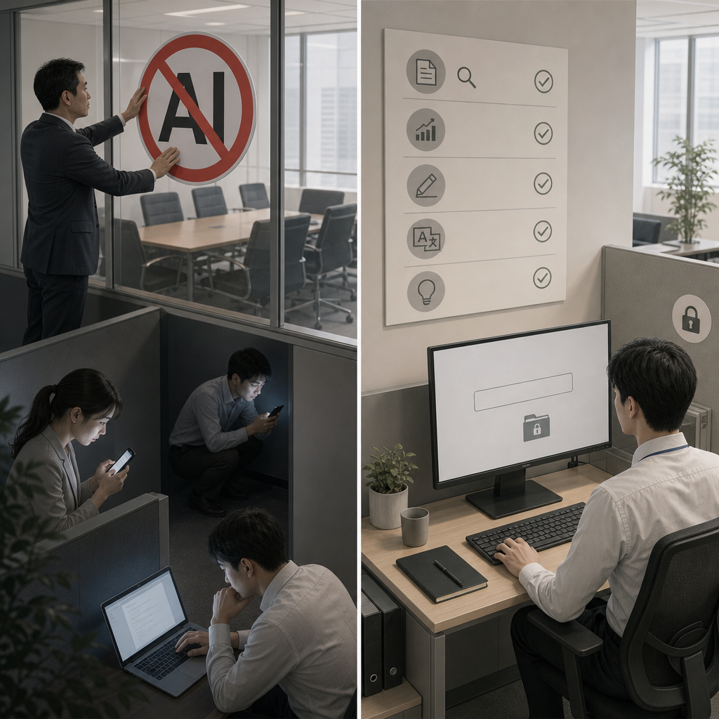生成AIの利用可否を分類する担当者