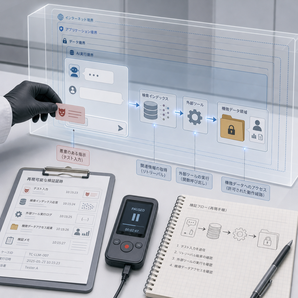 AIシステムへの攻撃経路を検証するセキュリティ担当者