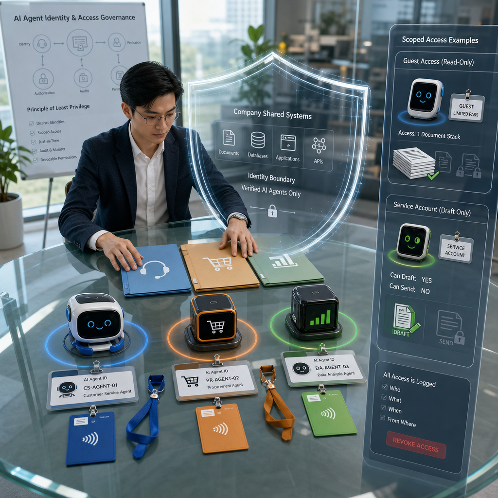 企業團隊檢視 AI 代理人權限與系統存取架構
