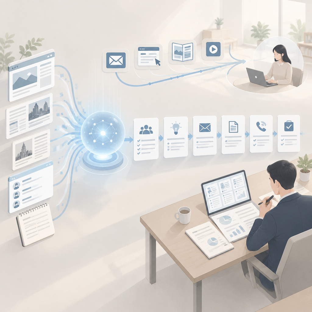 生成AIを活用して営業プロセスを設計する担当者